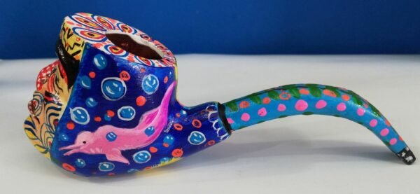 Handmade Wood Pipe Amazon Art Pieces - Image 3